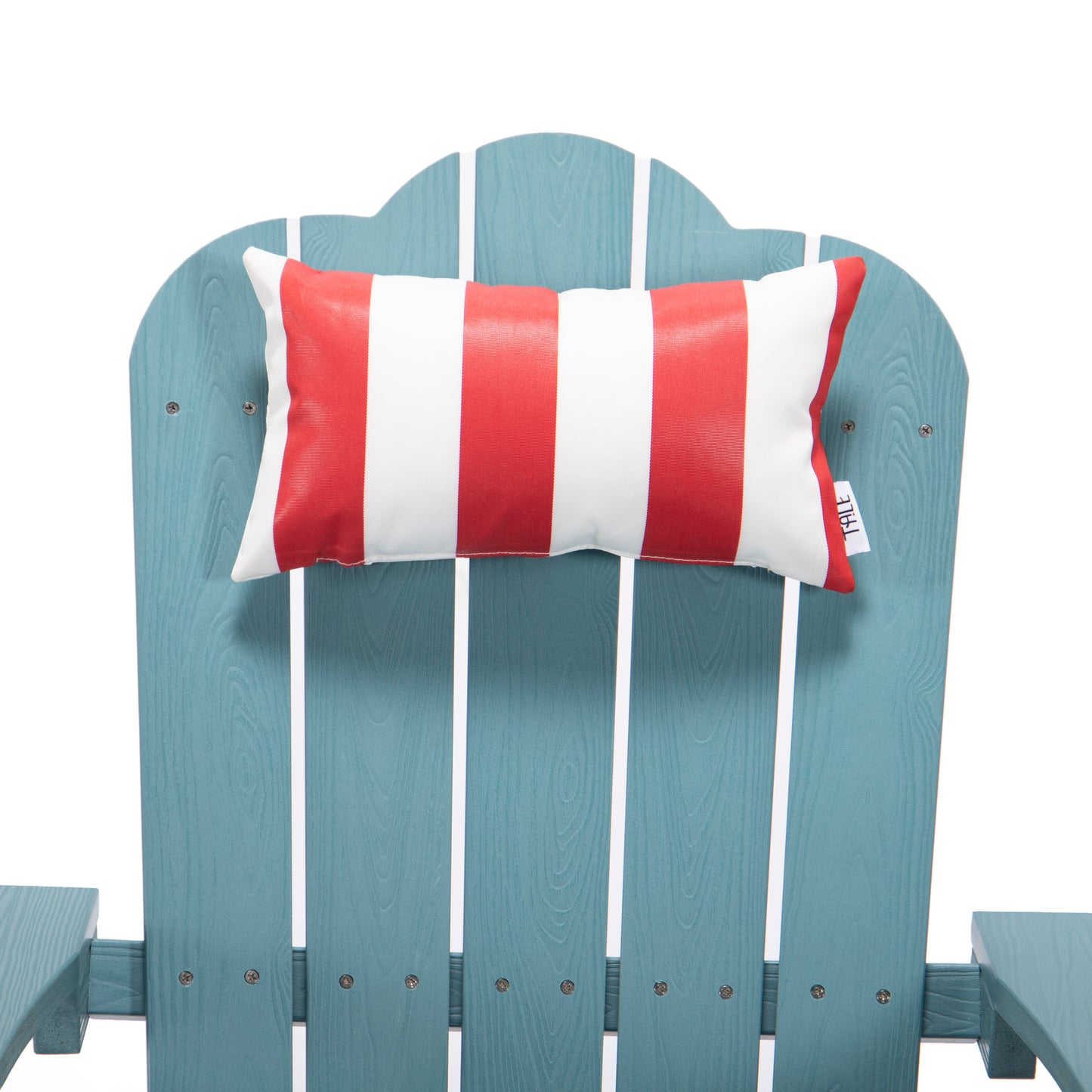 TALE Adirondack Chair Backyard Furniture Painted Seat Pillow Red Ban on Amazon