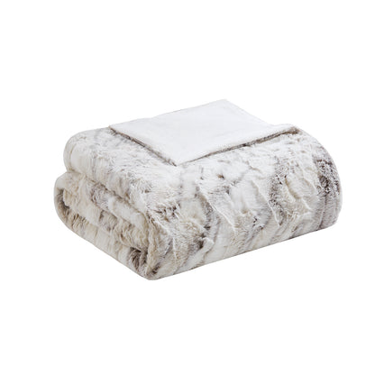 Oversized Faux Fur Throw