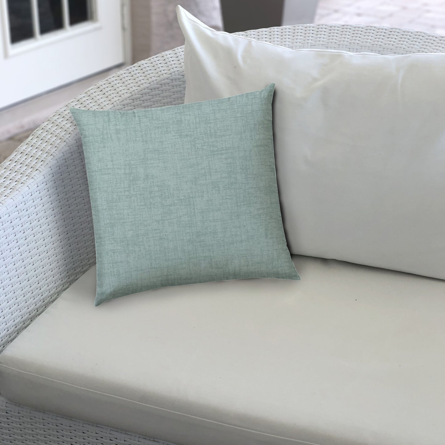 WEAVE Seafoam Indoor/Outdoor Pillow - Sewn Closure