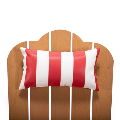 TALE Adirondack Chair Backyard Furniture Painted Seat Pillow Red Ban on Amazon