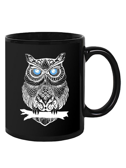 Owl Art In White Mug -SPIdeals Designs