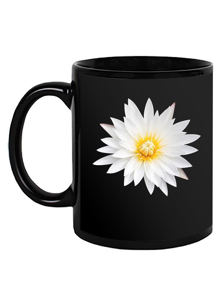 A White Lotus Flower. Mug Unisex's -Image by Shutterstock