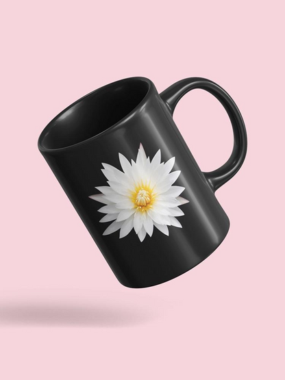 A White Lotus Flower. Mug Unisex's -Image by Shutterstock