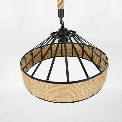 Retro Industrial Vintage Loft Hemp Rope Pendant Ceiling Light Lamp~1132