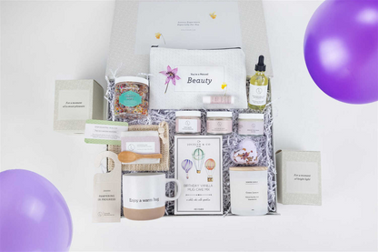 Birthday Gift Basket, Pampering Birthday Gift Box