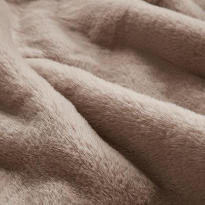 100% Polyester Solid Faux Fur Throw Golden 60x70''