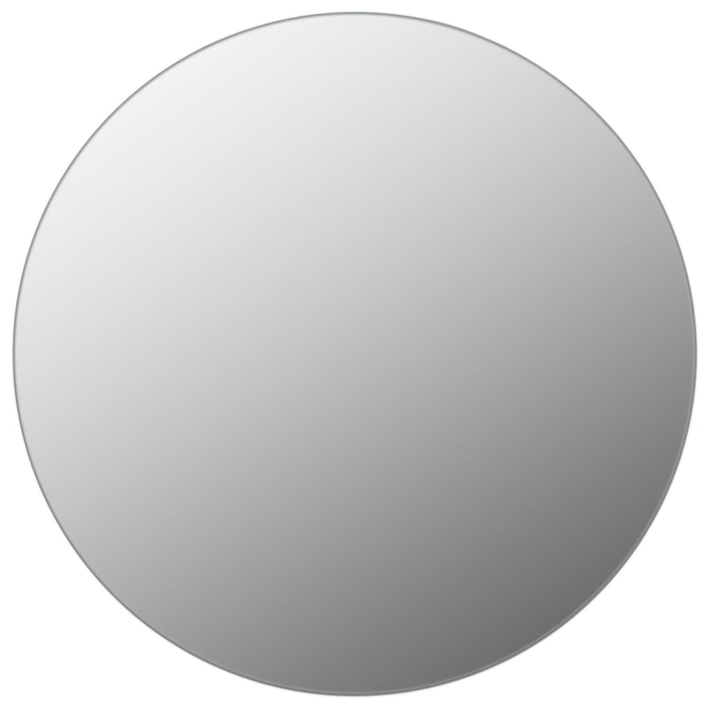 vidaXL Wall Mirror 27.6" Round Glass