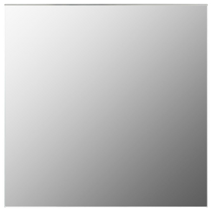 vidaXL Wall Mirror 23.6"x23.6" Square Glass