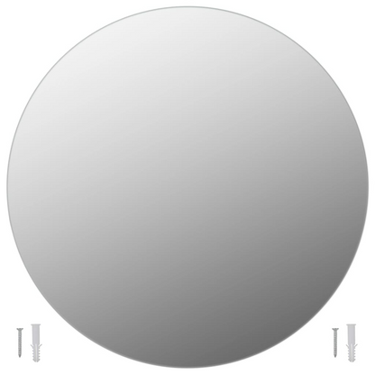 vidaXL Wall Mirror 19.7" Round Glass