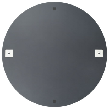 vidaXL Frameless Mirror Round 35.4" Glass