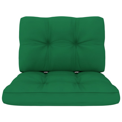 vidaXL Pallet Sofa Cushions 2 pcs Green