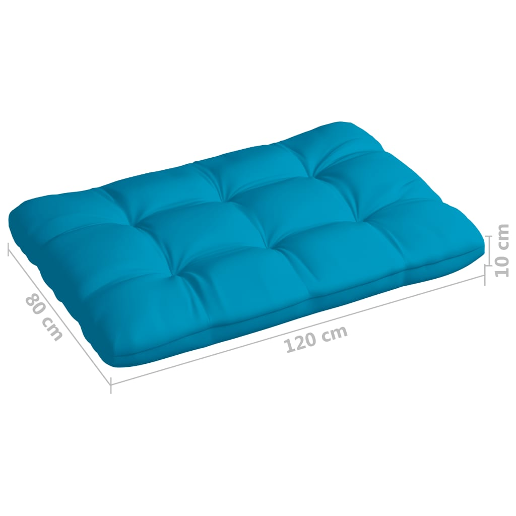 vidaXL Pallet Sofa Cushions 5 pcs Blue