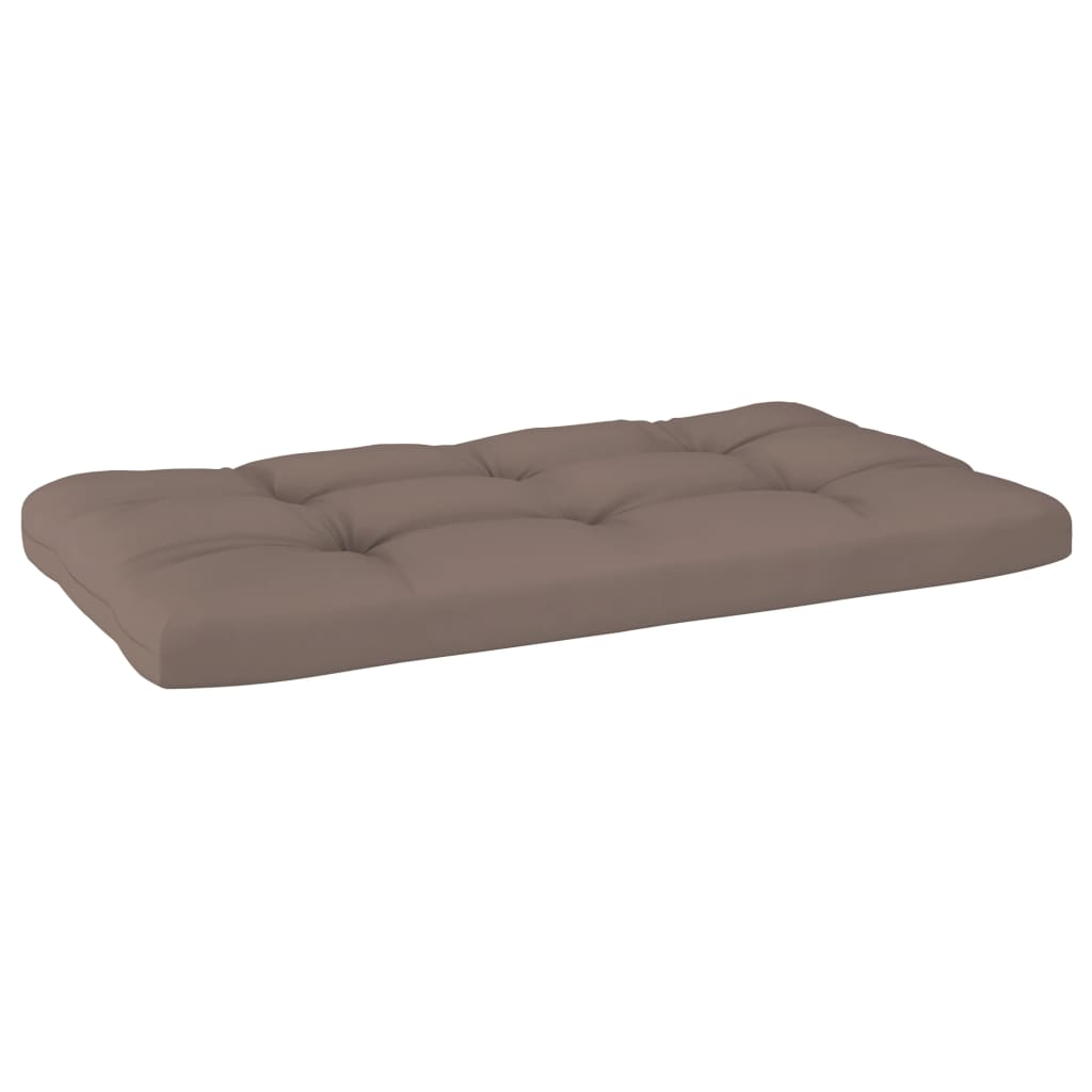 vidaXL Pallet Sofa Cushions 3 pcs Taupe