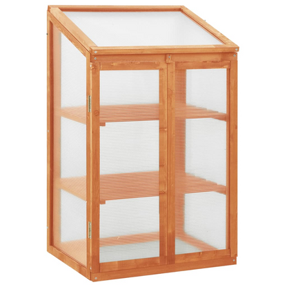 vidaXL Greenhouse 23.6"x17.7"x39.4" Firwood