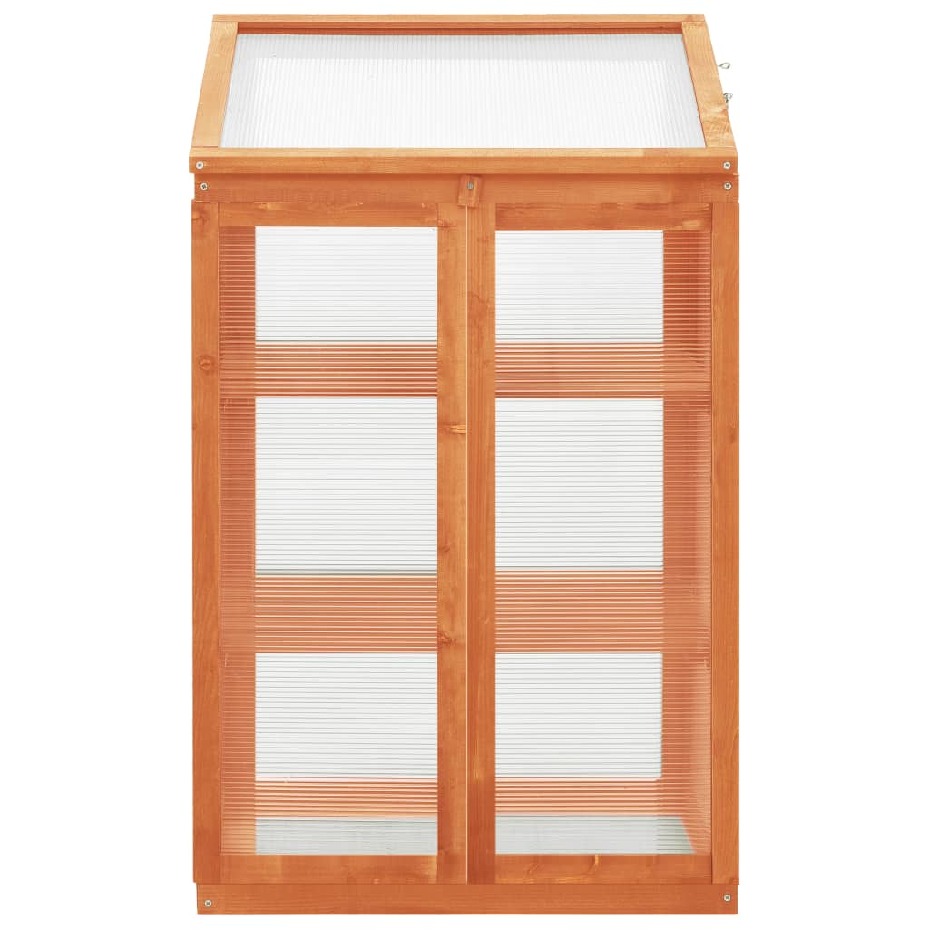 vidaXL Greenhouse 23.6"x17.7"x39.4" Firwood