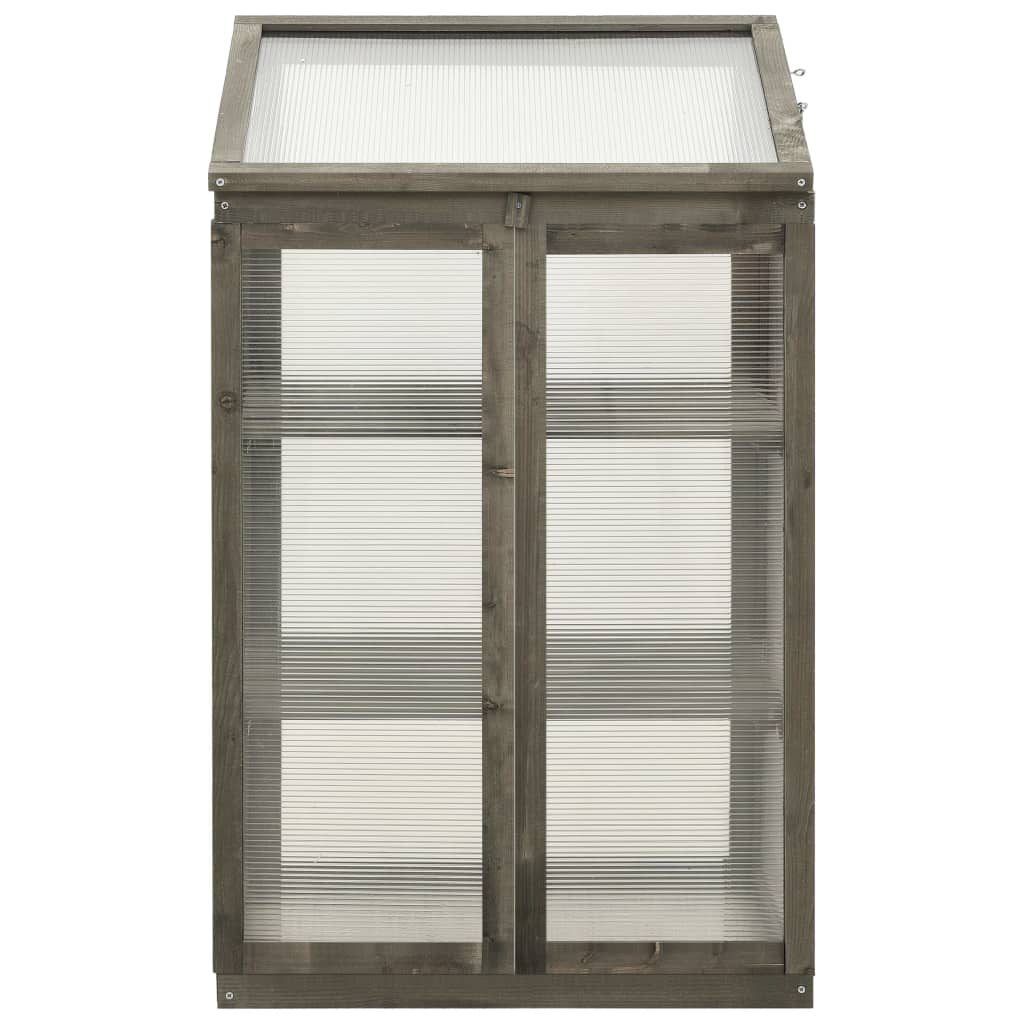 vidaXL Greenhouse 23.6"x17.7"x39.4" Firwood