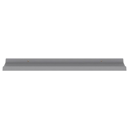 vidaXL Wall Shelves 4 pcs Gray 31.5"x3.5"x1.2"