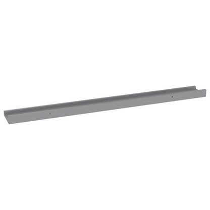 vidaXL Wall Shelves 4 pcs Gray 31.5"x3.5"x1.2"