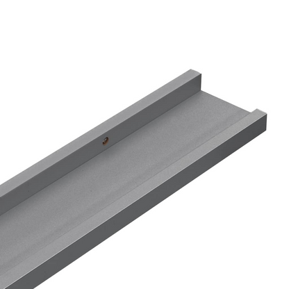 vidaXL Wall Shelves 4 pcs Gray 31.5"x3.5"x1.2"