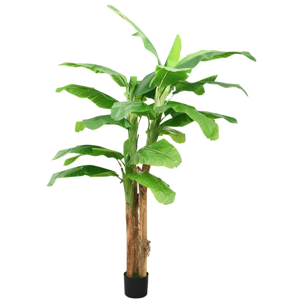 vidaXL Artificial Banana Tree with Pot 118.1" Green