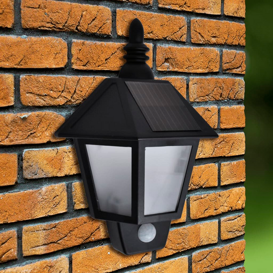 vidaXL Solar Wall Lamp with Motion Sensor