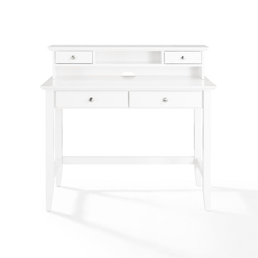 Campbell Desk & Hutch Set White - Desk, Hutch