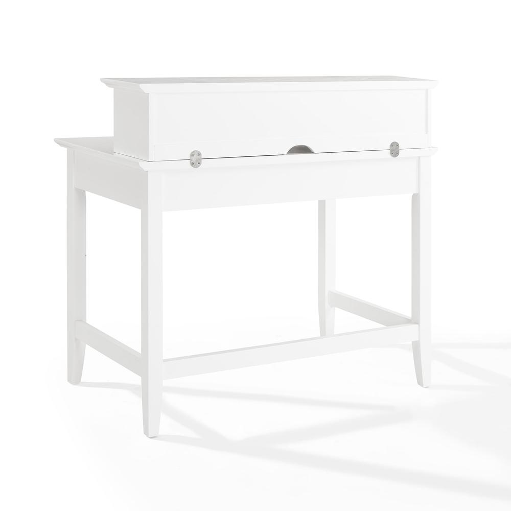 Campbell Desk & Hutch Set White - Desk, Hutch