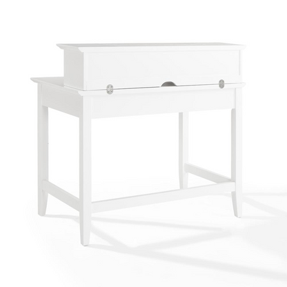 Campbell Desk & Hutch Set White - Desk, Hutch