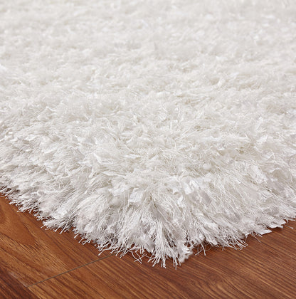 "Coral " Hand Tufted Shag Area Rug