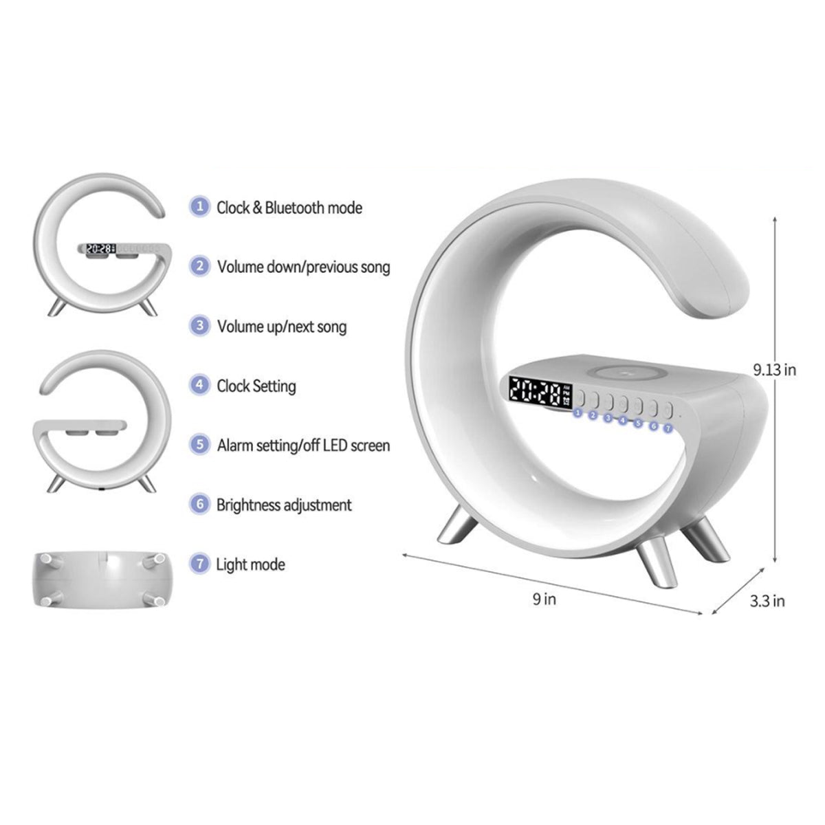 Mooncave Wireless Light With Speaker