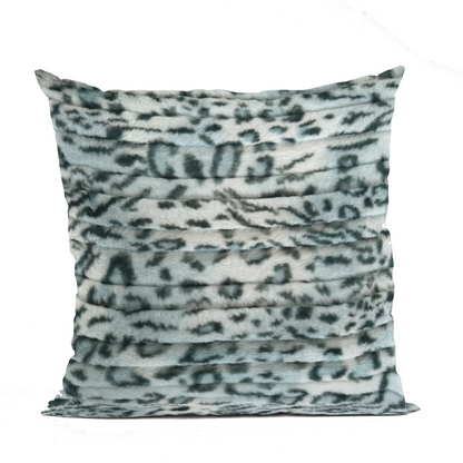 Plutus Green Luxe Lash Animal Faux Fur Luxury Throw Pillow