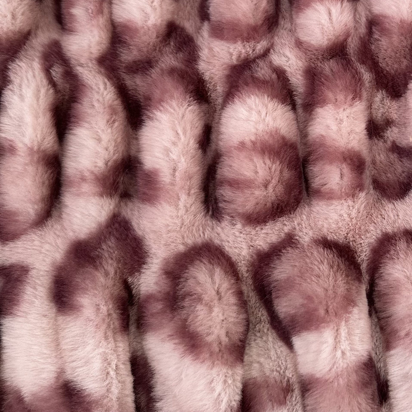 Plutus Pink Leopard Animal Faux Fur Luxury Throw Pillow