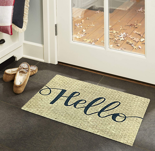 Hello Coir Outdoor Doormat - 18" x 30