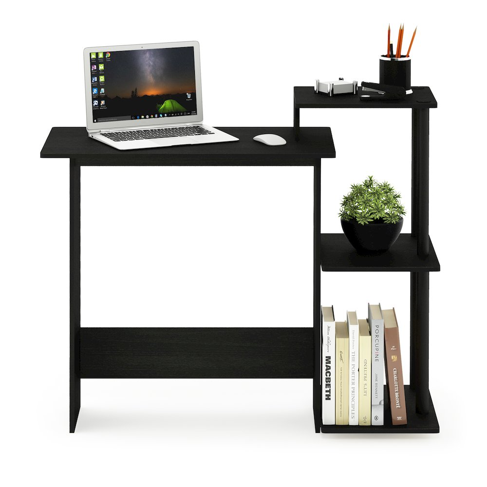 Efficient Home Laptop Notebook Computer Desk, Americano/Black