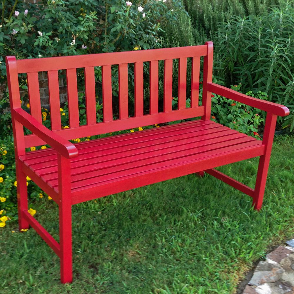 Outdoor 4 Foot Wood Bench