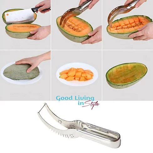 WOWZY RED/STELL Watermelon or any Melon Slicer and Cake Cutter