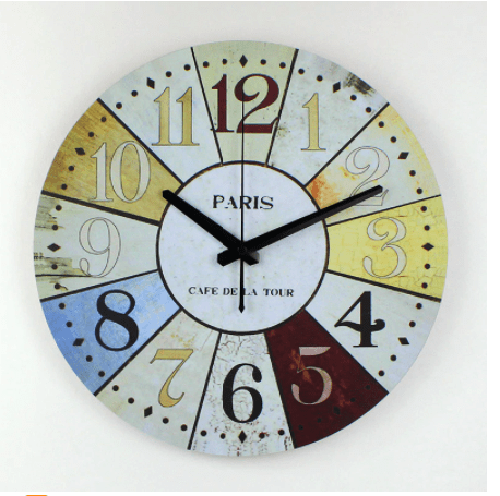 Large Modern Paris Wall Clock