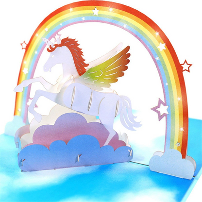 Unicorn Pop Up Greeting Card