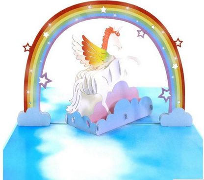 Unicorn Pop Up Greeting Card