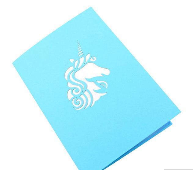 Unicorn Pop Up Greeting Card