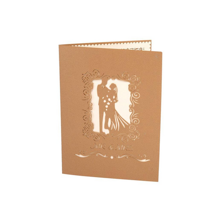 Sweet love Pop up wedding Invitation Greeting Card