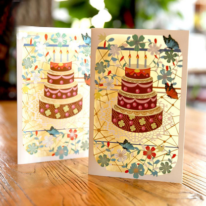 Birthday cake Pop Up Greeting Card