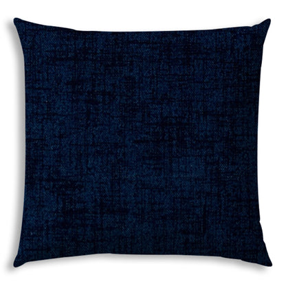 WEAVE Navy Indoor/Outdoor Pillow - Sewn Closure