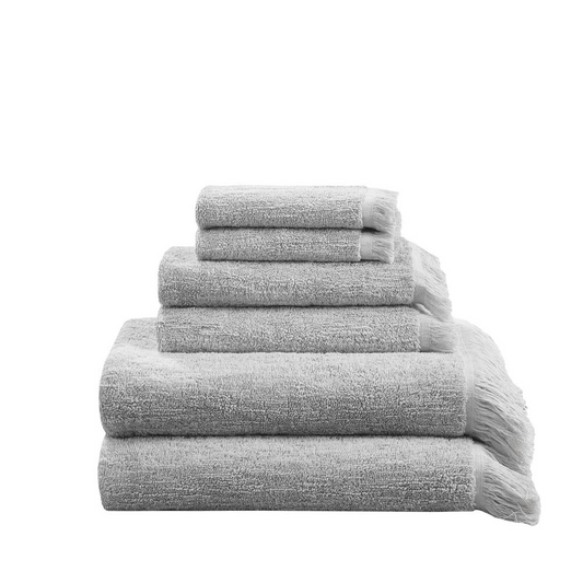 100% Cotton Dobby 6pcs Towel Set