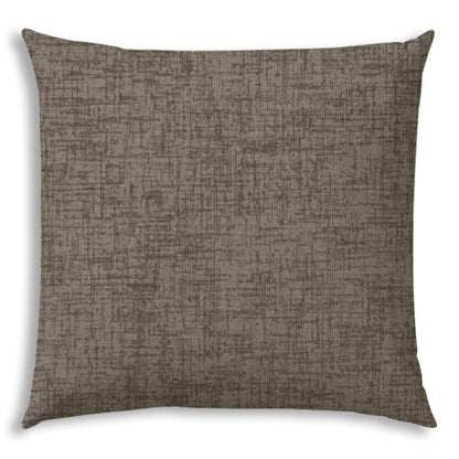 WEAVE Light Taupe Indoor/Outdoor Pillow - Sewn Closure