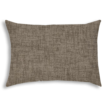 WEAVE Medium Taupe Indoor/Outdoor Pillow - Sewn Closure