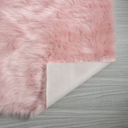 "Cozy Collection" Ultra Soft Fluffy Faux Fur Sheepskin Area Rug