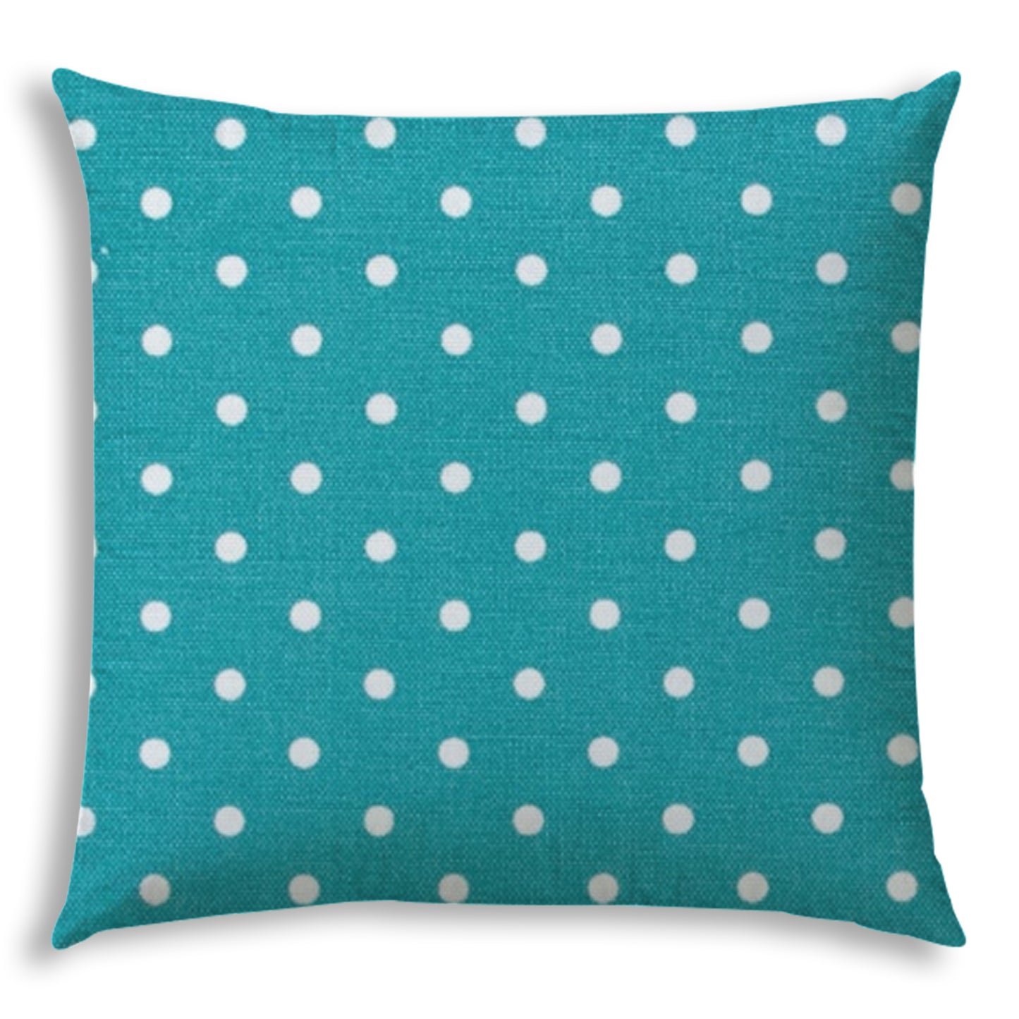 DINER DOT Turquoise Indoor/Outdoor Pillow - Sewn Closure