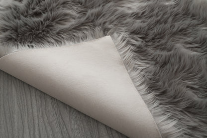 "Cozy Collection" Ultra Soft Fluffy Faux Fur Sheepskin Area Rug